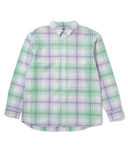 L/S PLAID PATTERN SHIRT SHIRT XLARGE  